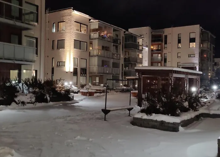 アパート Arctic Luxury With Sauna ロヴァニエミ