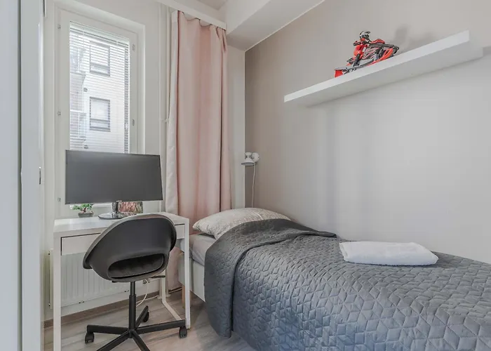 アパート Arctic Luxury With Sauna ロヴァニエミ